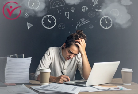 Человек перегружен